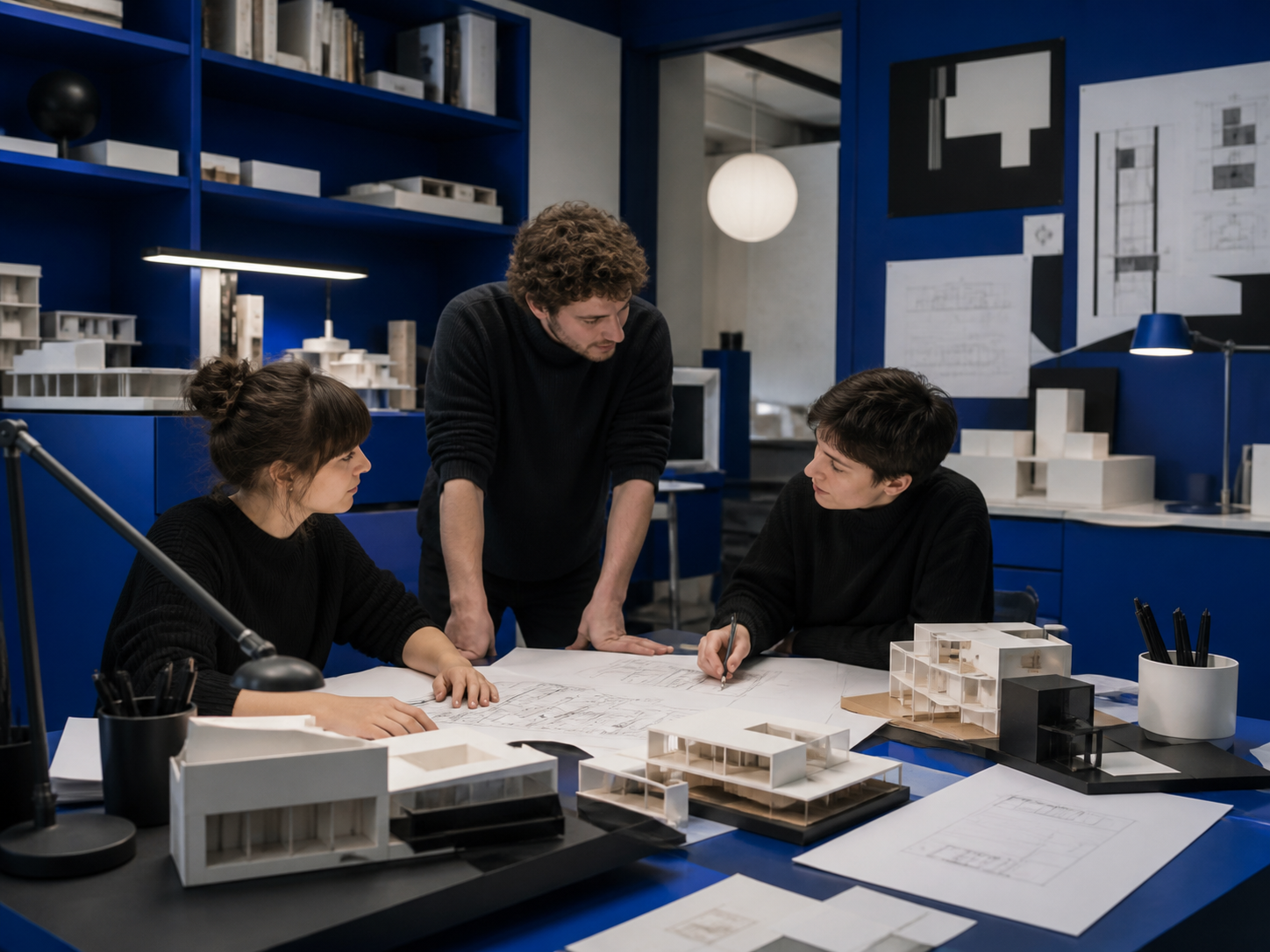 Architectes de Volume Utile autour de plans
